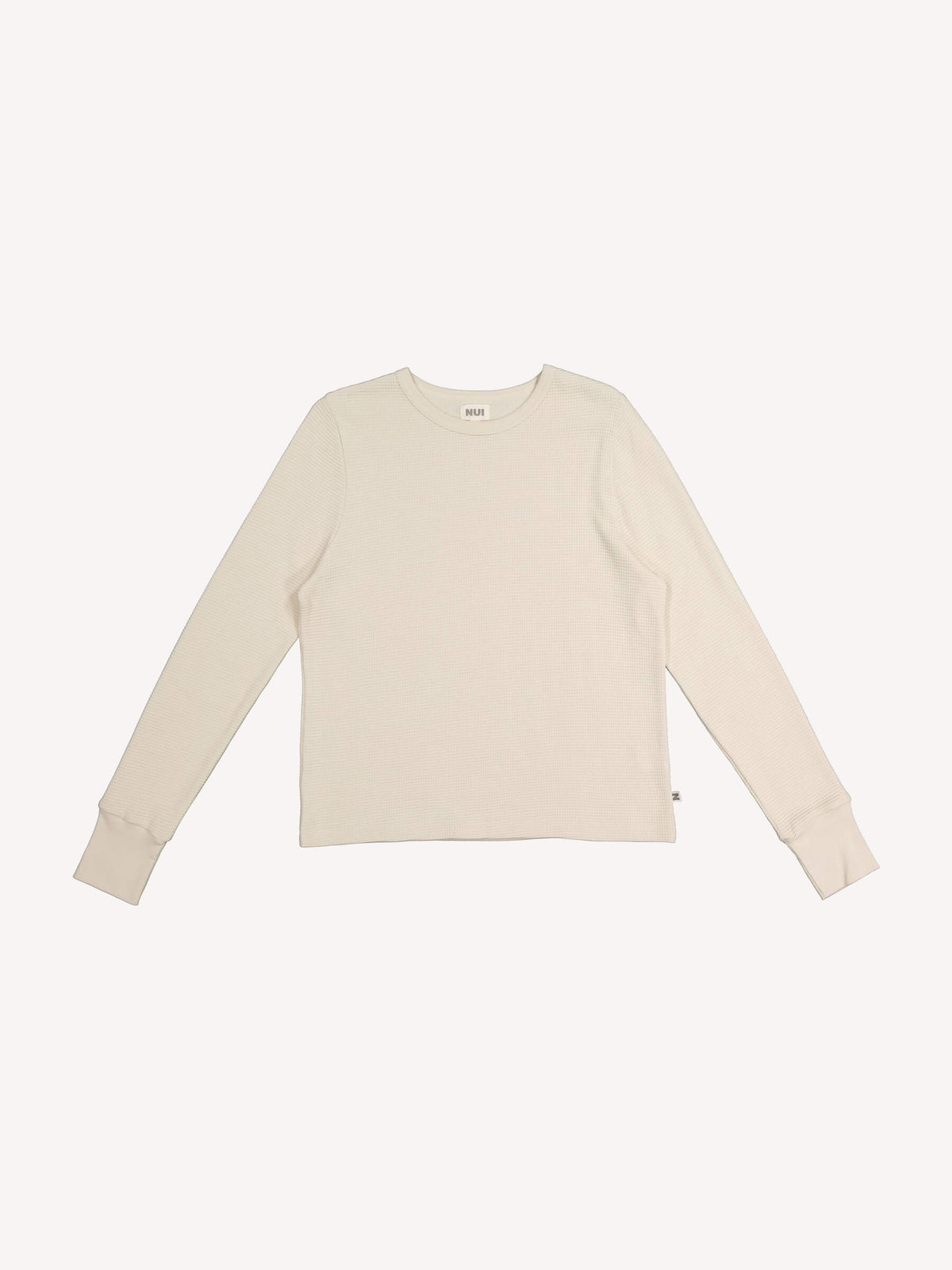 Women's Fat Waffle Crew Bone