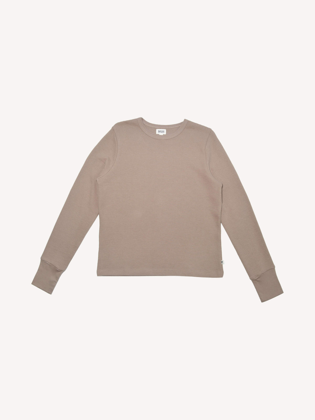 Women's Fat Waffle Crew Stucco