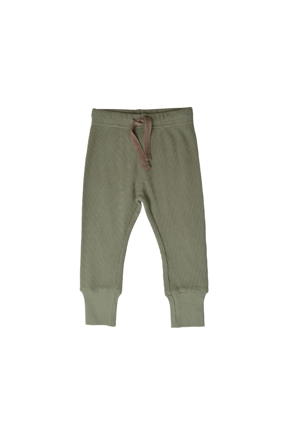 Waffle Baby Leggings Moss
