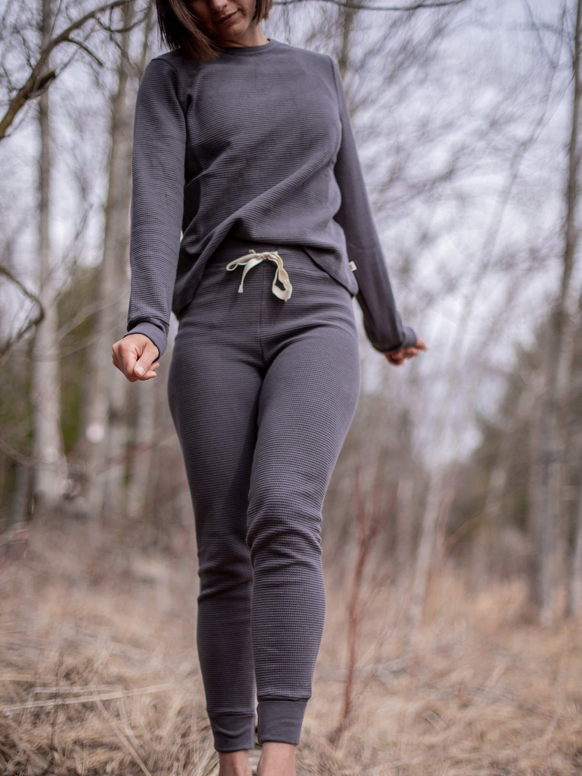 Women's Fat Waffle Crew Storm