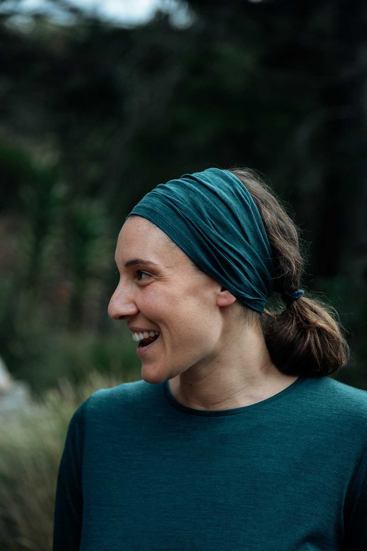MerinoSilk Snood Deep Sea