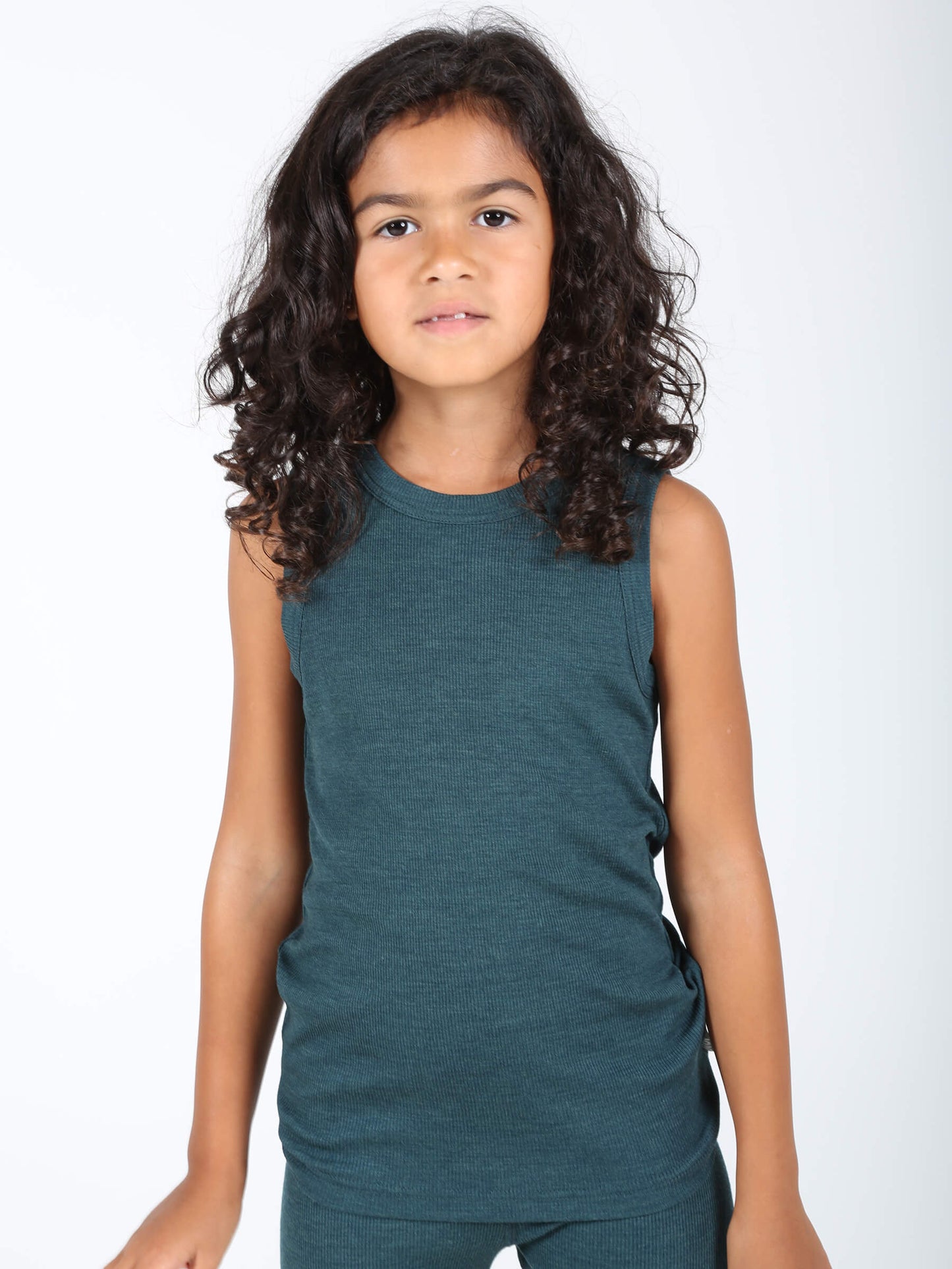 Child MerinoSilk Tank Deep Sea