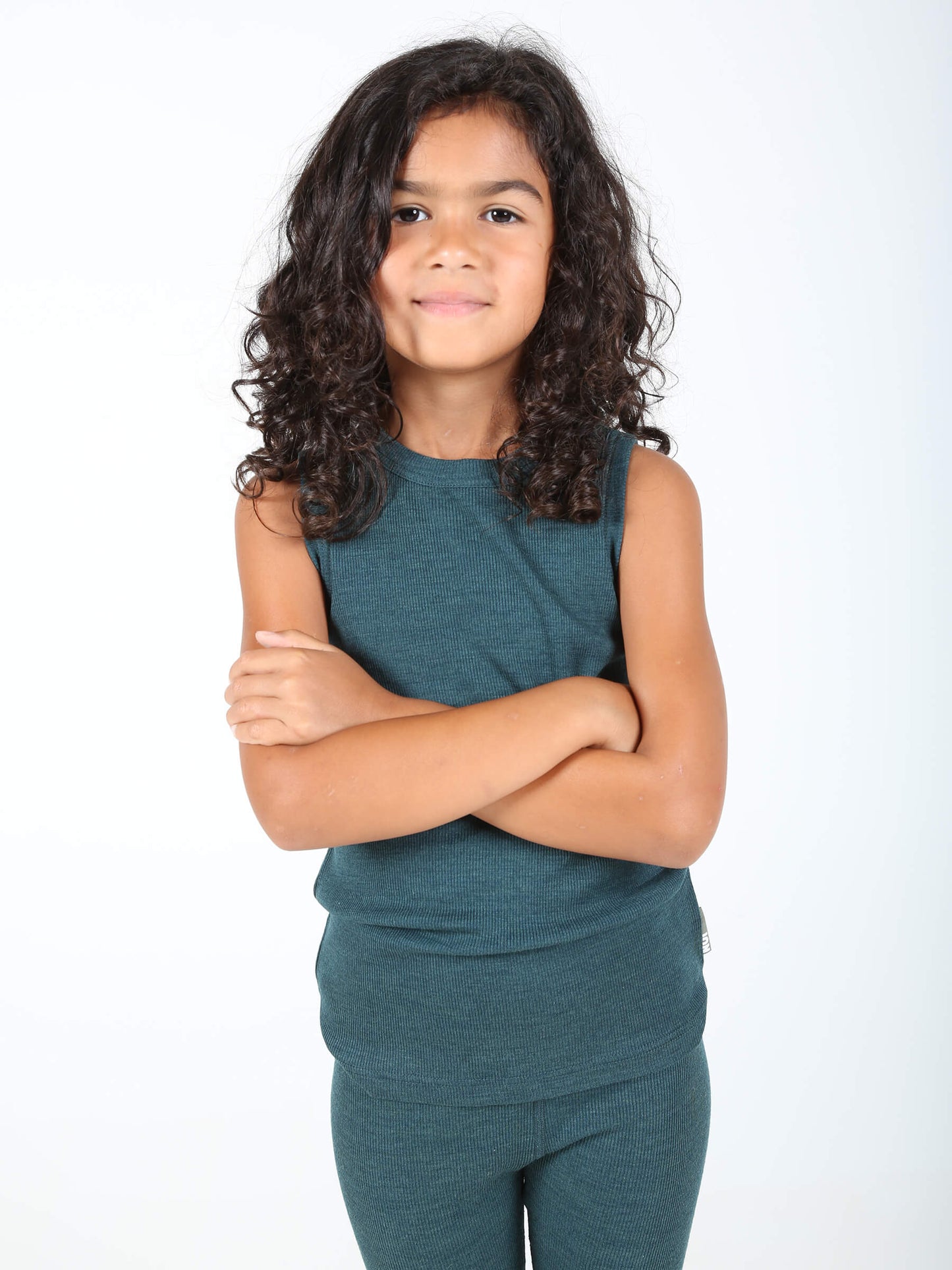 Child MerinoSilk Tank Deep Sea