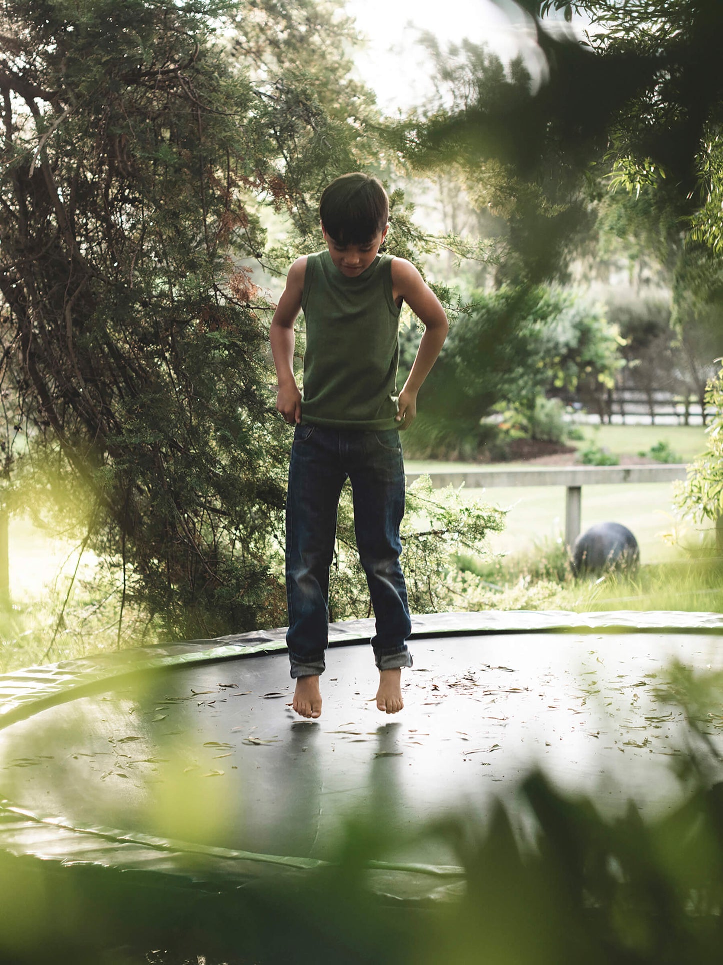 Child MerinoSilk Tank Dill