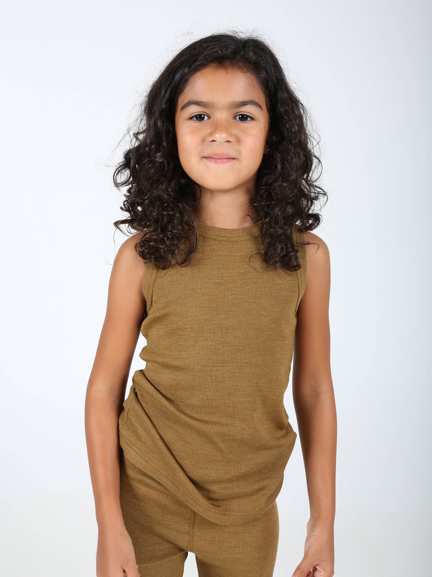 Child MerinoSilk Tank Kelp
