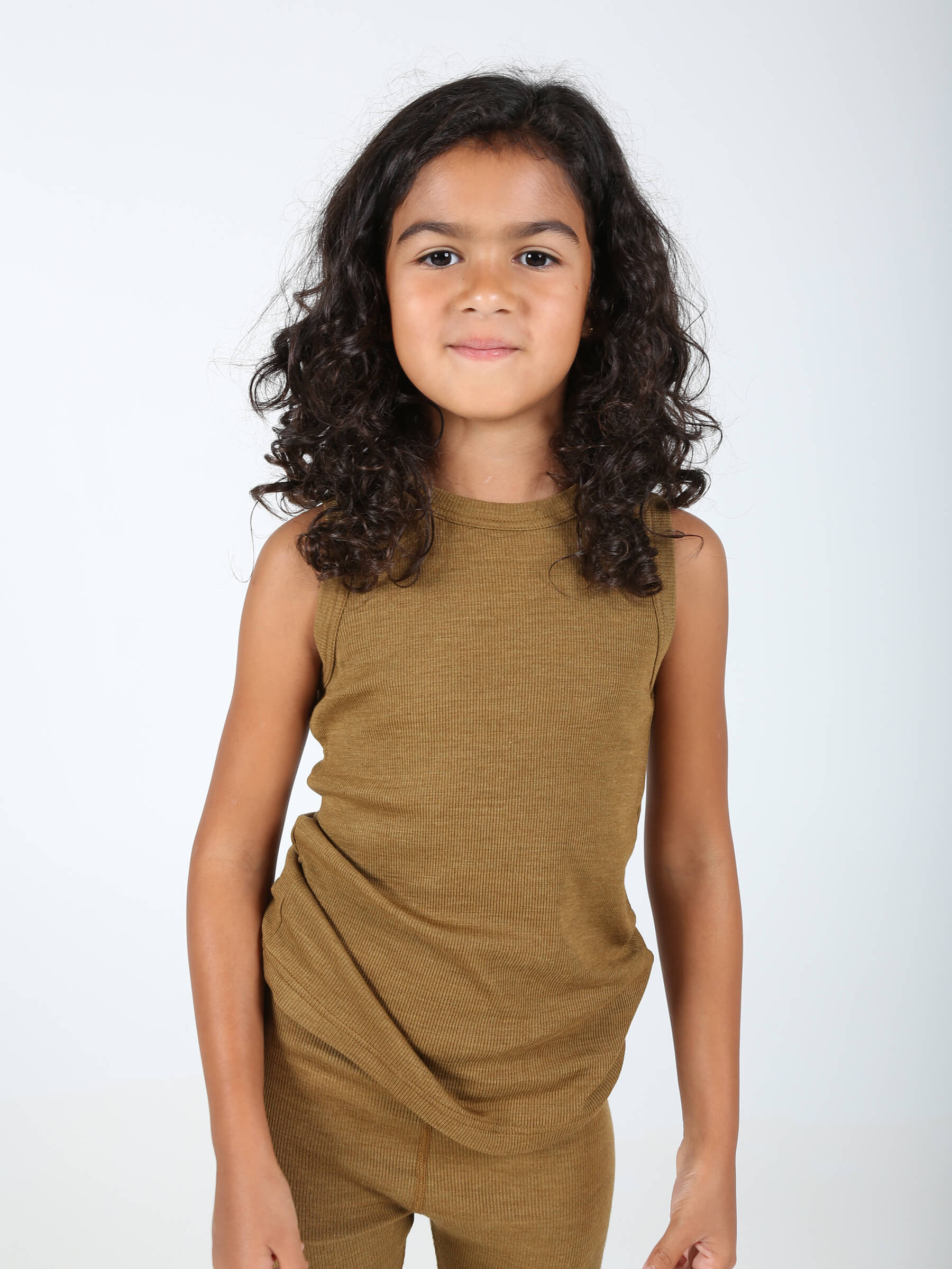 Child MerinoSilk Tank Kelp
