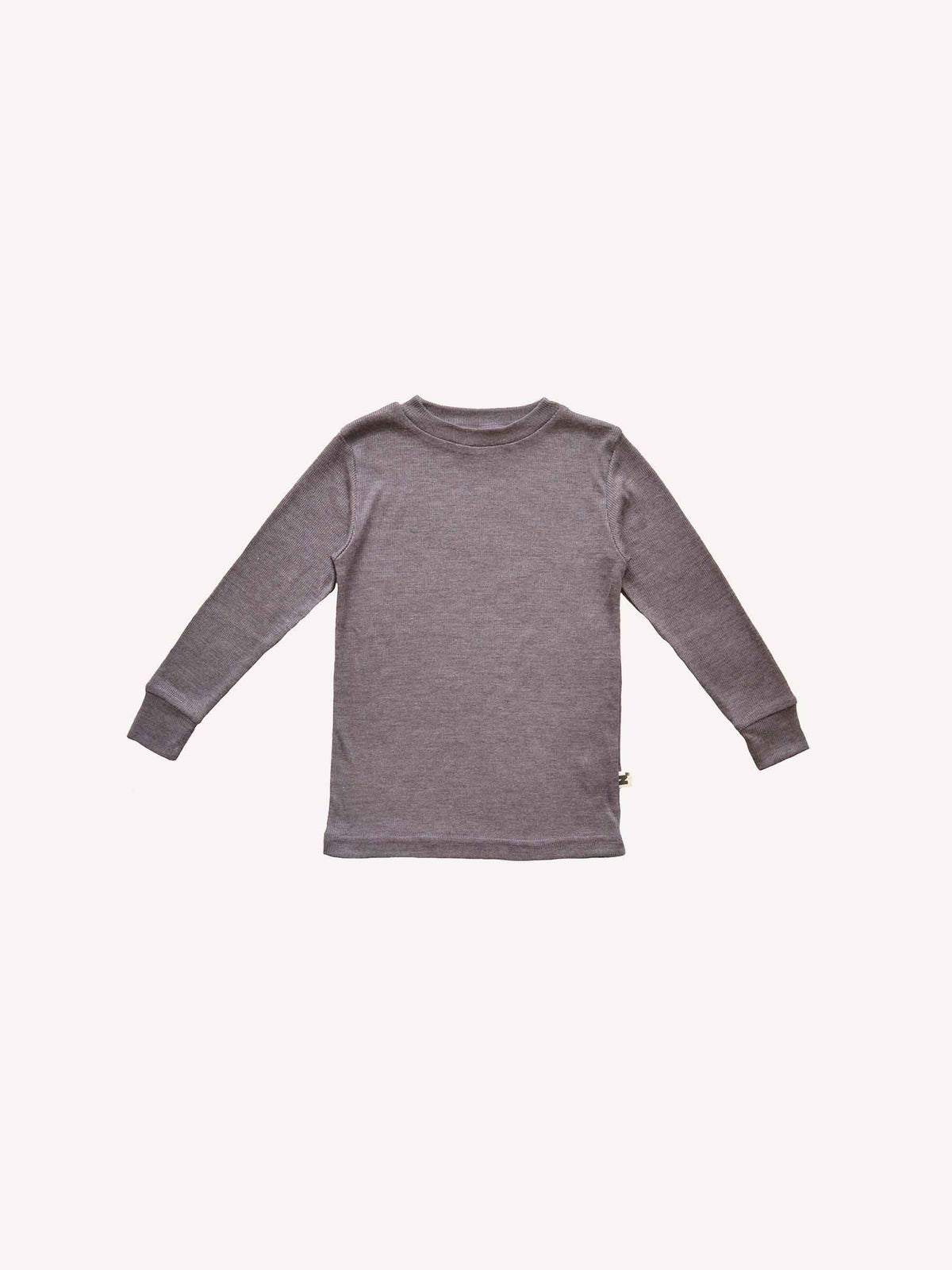 Baby MerinoSilk Crew Plum