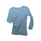 MerinoSilk Child Crew Bluestone
