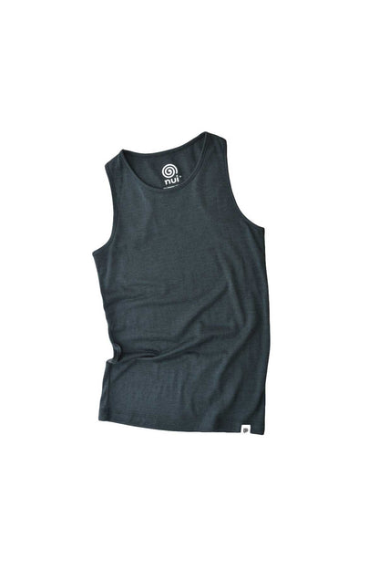 MerinoSilk Herff Tank Charcoal