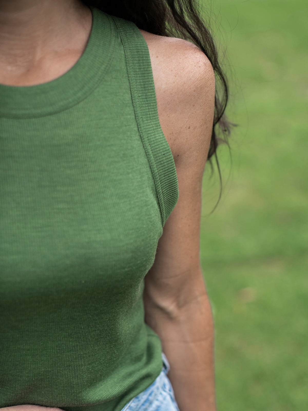 Women's Merinosilk Tank Dill