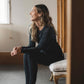 Women's Merinosilk Crew Charcoal