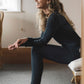 Women's Merinosilk Crew Charcoal