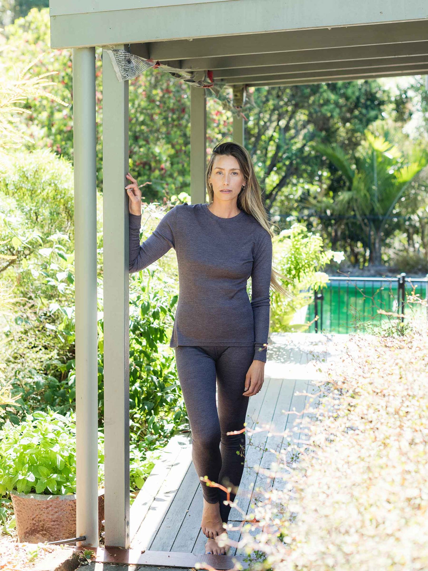 Women's Merinosilk Leggings Plum