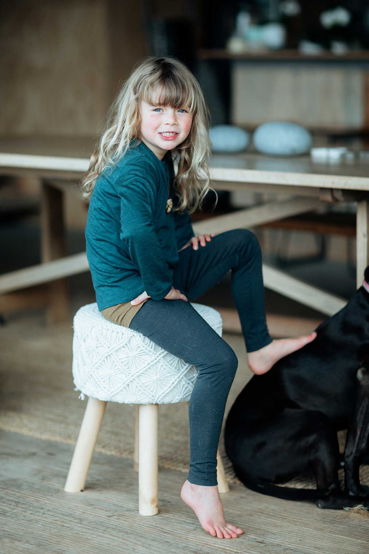 MerinoSilk Smith Leggings Charcoal