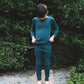 Child MerinoSilk Leggings Deep Sea