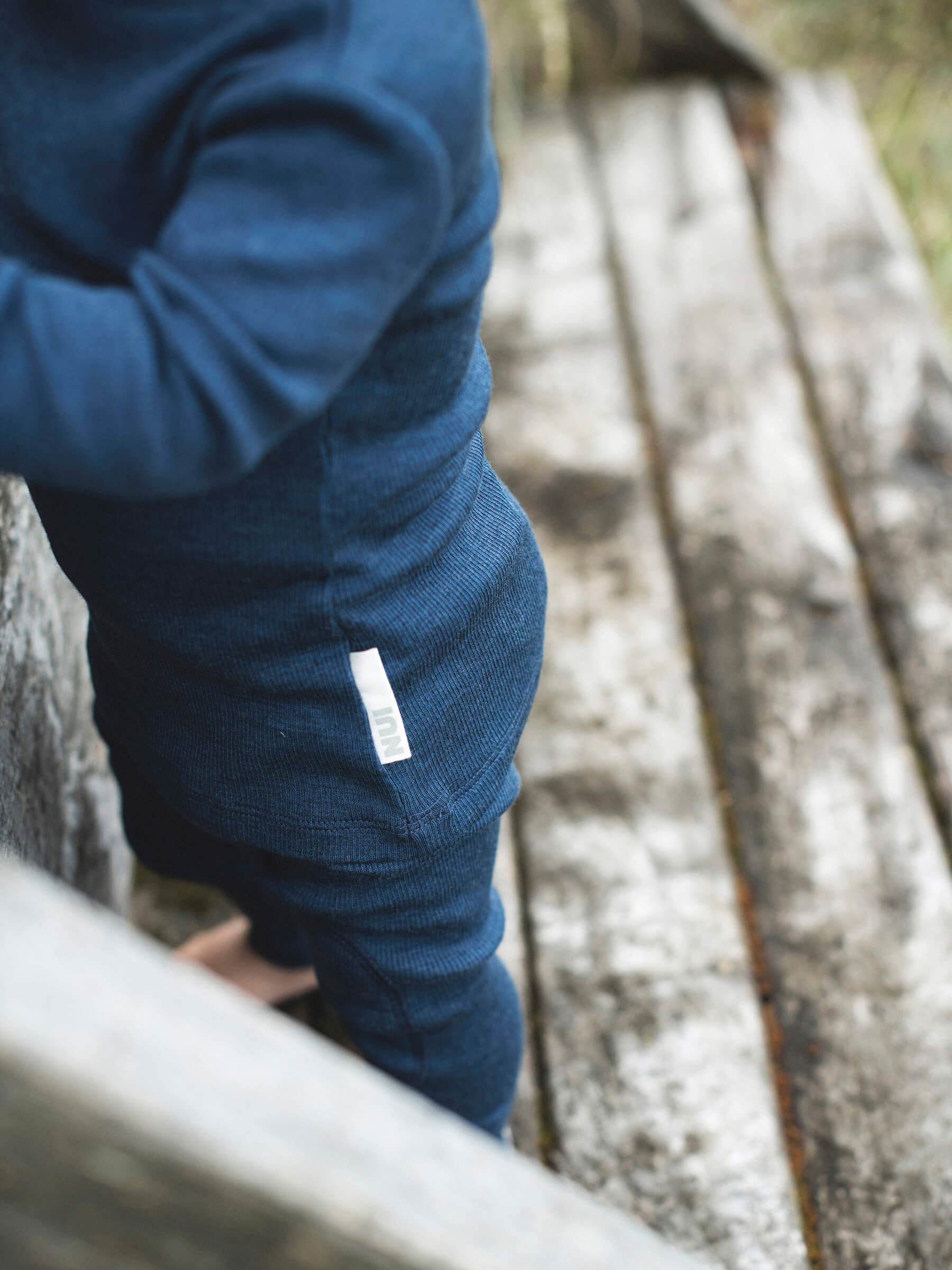 Baby MerinoSilk Crew Denim