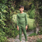 Child MerinoSilk Leggings Dill