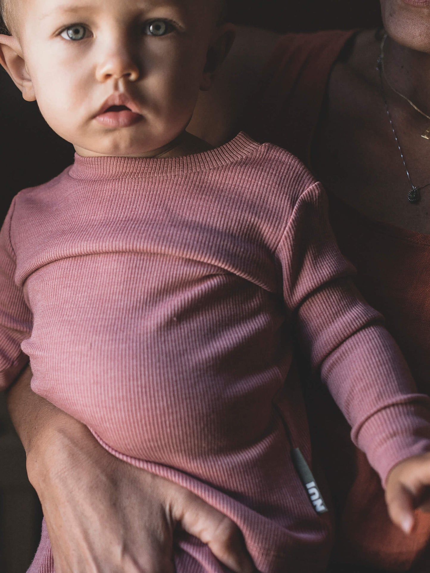 Baby MerinoSilk Crew Dusk